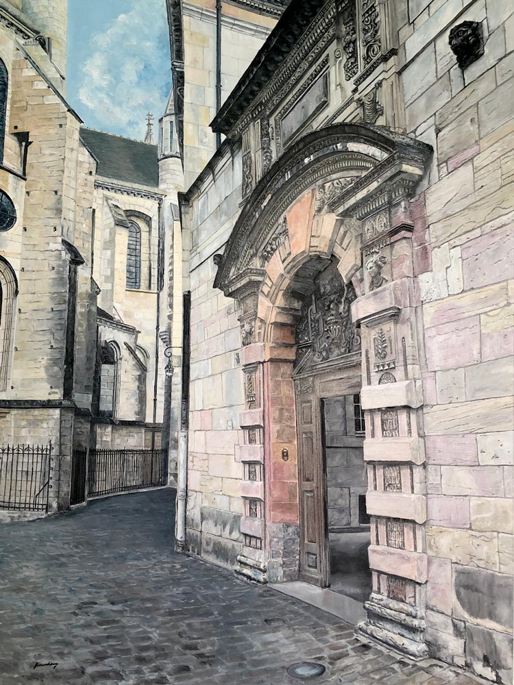 Tableau contemporain Hôte de Vogüé Dijon